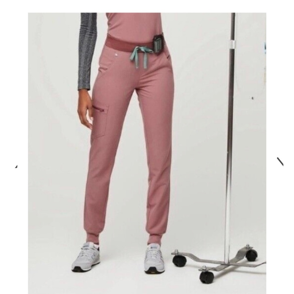 FIGS - Womens Mineral Mauve Zamora - Jogger scrub pants - XS